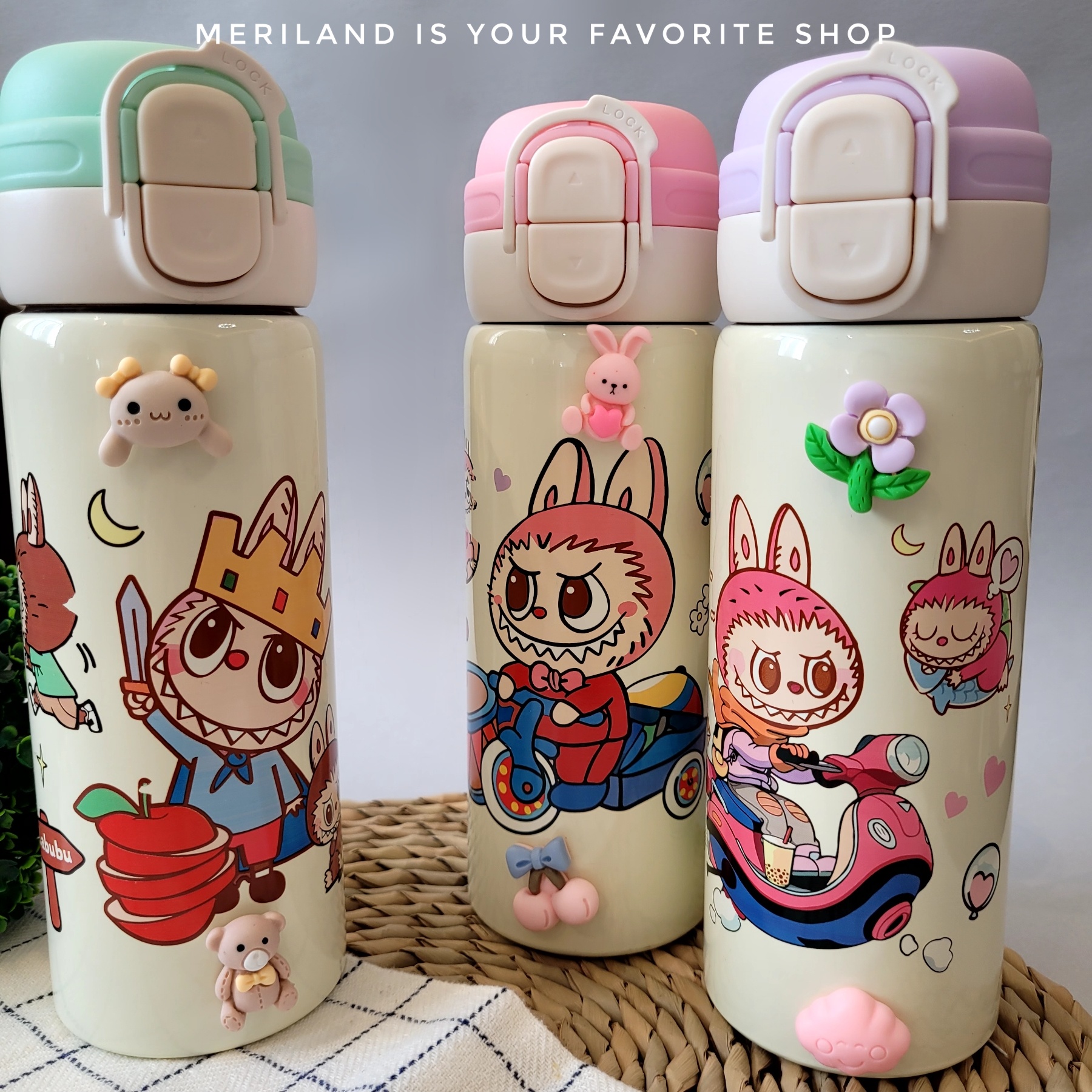 قمقمه کودک لبوبو دوحالته (دوسرنوش) استیل 316